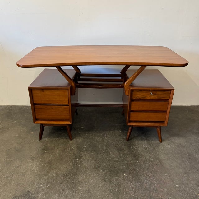 Vintage Scandinavian Desk, 1950s For Sale - Image 12 of 12