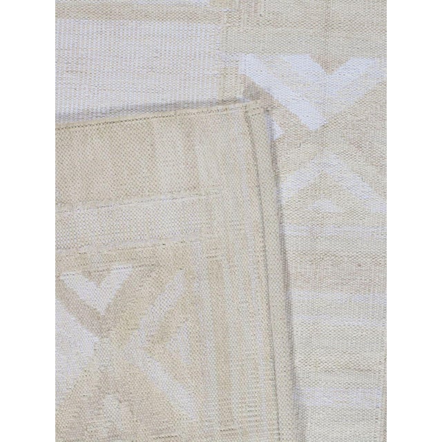 2020s Swedish Style Kilim Deco Rug 9' X 12' For Sale - Image 5 of 9