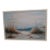 Framed Vintage Seascape Oil Painting on Canvas Lighthouse Sand Dunes by M Grant For Sale