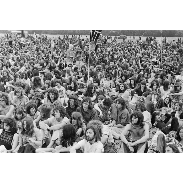 Reading Festival 1972 Festival goers at the 1972 Reading Festival in Reading, Berkshire, 12th August 1972. (Photo by P...