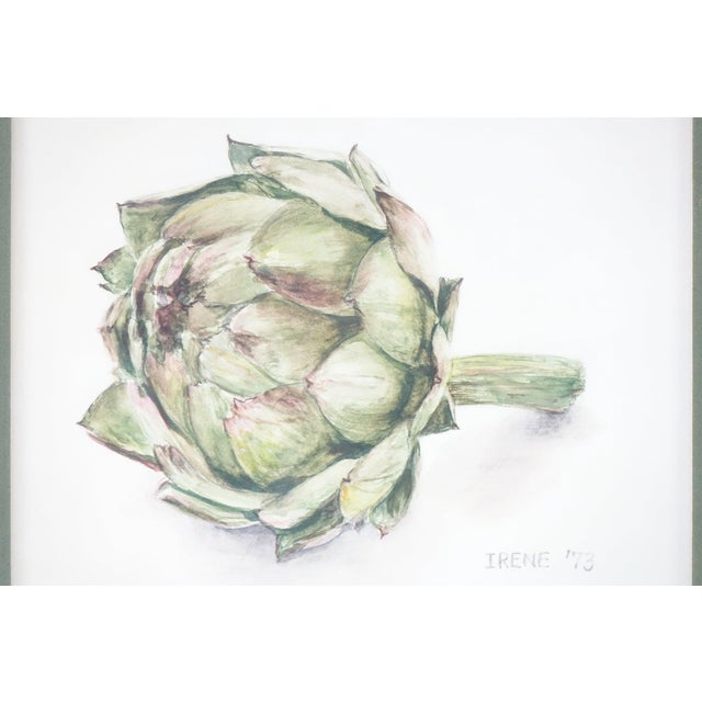 Watercolor on Paper Signed on the Bottom 1973 For Sale - Image 4 of 5