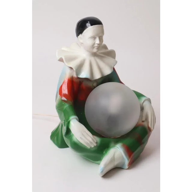 Mid-Century Modern Harlequin Clown Lamp, Italy, 1960s For Sale - Image 3 of 8