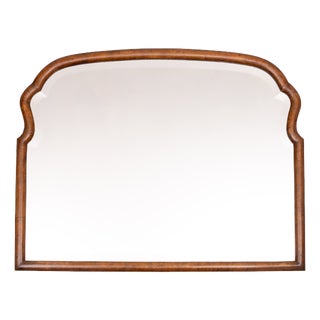 Antique Dutch Soeze Burl Wood Mirror, 1900 For Sale