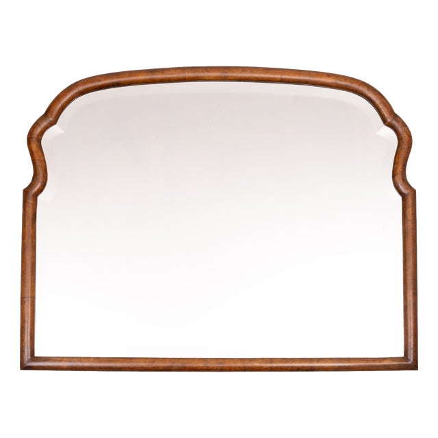 Antique Dutch Soeze Burl Wood Mirror, 1900 For Sale