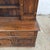 Farmhouse Mid 20th Century English Oak Paneled 5 Door & 3 Drawer Dresser and Rack With Shaped Frieze For Sale - Image 3 of 18