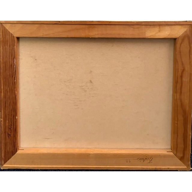 Mid Century American Oil Painting of Peaches on a Black Ground, Signed For Sale In New York - Image 6 of 6