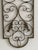 Vintage 36" Wrought Iron Scroll Wall Panel With Cast Leaf Accents For Sale - Image 4 of 17