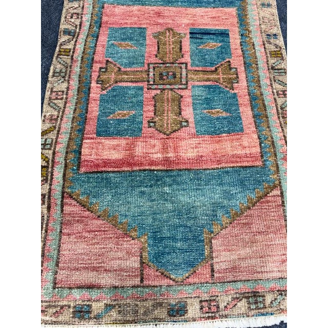 Contemporary Turkish Yastik Rug 1'8" x 3'1" For Sale - Image 3 of 5