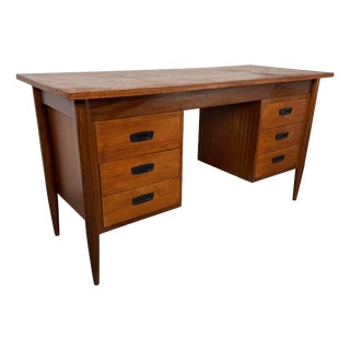 Mid-Century Danish Teak Desk, 1960s For Sale