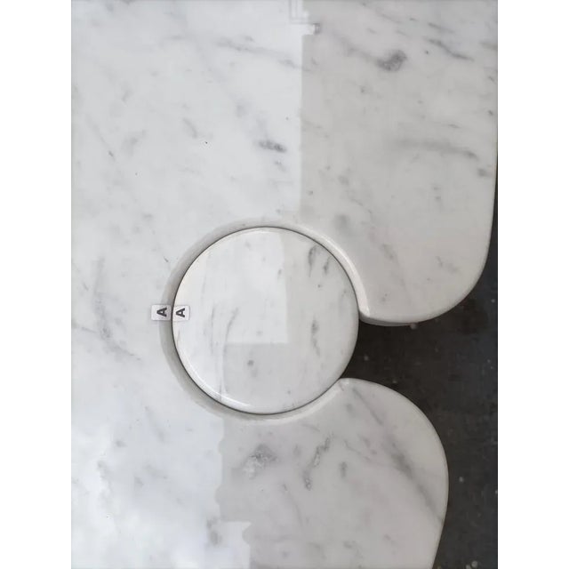 White Marble Eros Console by Angelo Mangiarotti for Skipper, 1990s For Sale - Image 6 of 10