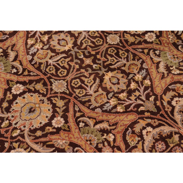 Designed with mesmerizing intricacy and gorgeous color palette, this hand-knotted masterpiece demonstrates the beauty and...
