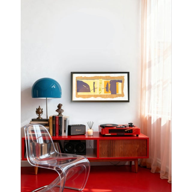 1970s Barbara Beck 1979 Paper Collage For Sale - Image 5 of 5