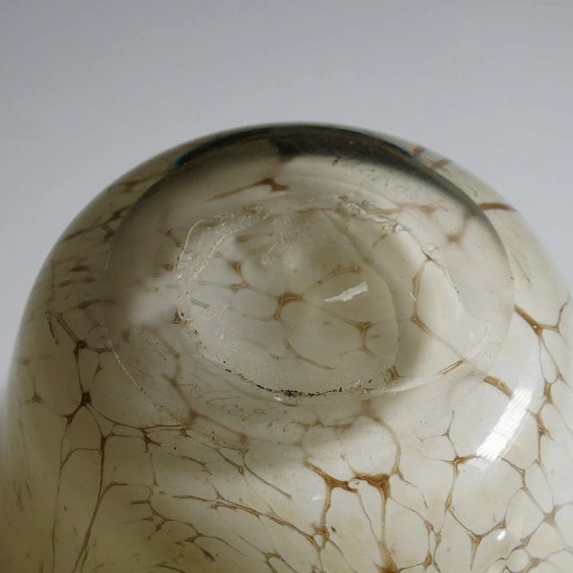 Vintage Marble Glass Vase by Richard Glass, 1980s For Sale - Image 4 of 7