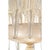 Early 21st Century Venetian White and Gold Leaves Murano Style Glass Chandelier from Simoeng For Sale - Image 5 of 9