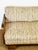 Art Deco Living Room Set in Curved Wood with Tweed and Cane, 1950s, Set of 3 For Sale - Image 10 of 18