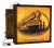 Mid-Century Industrial Illuminated Double-Sided Sign Cabinet with His Master's Voice Panels, 1950 For Sale