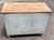 Wood Vintage Painted Primitive Pine Chest With Natural Top For Sale - Image 7 of 8