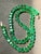 2020s Gia Certified 110 Ct Natural Oval Emerald Necklace, 14 K Gold 57.3 Gm , 18 " For Sale - Image 5 of 8