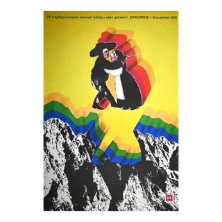 M. Urbaniec, Zakopane Folklore Festival, Offset Print Poster, 1974 For Sale