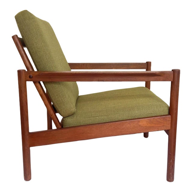 Kai Kristiansen Lounge Chair for Magnus Olesen for Durup Danish Teak Model Kk161 1960s For Sale