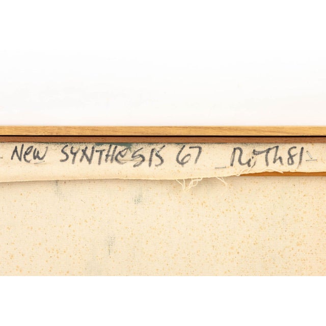Textile Jack Roth "New Synthesis 67" Acrylic, 1981 For Sale - Image 7 of 9