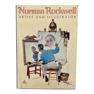 1970 Norman Rockwell: Artist and Illustrator Oversized Heavy Book For Sale