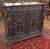 Traditional 19th Century Ebonized Oak Renaissance Revival Atlas Server Chest Cabinet For Sale - Image 3 of 13