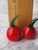 Glass Pair of Vintage Blown Glass Cherries For Sale - Image 7 of 9