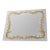 Antique Gold Gilt Venetian Etched Wall Mirror Beveled Glass Rectangle Vintage For Sale