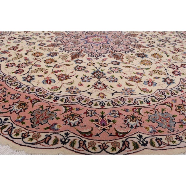 Hand-Knotted Tabriz Rug For Sale - Image 5 of 11
