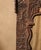 Vintage Moroccan Hand-Carved Wood Architectural Mirror For Sale - Image 9 of 13