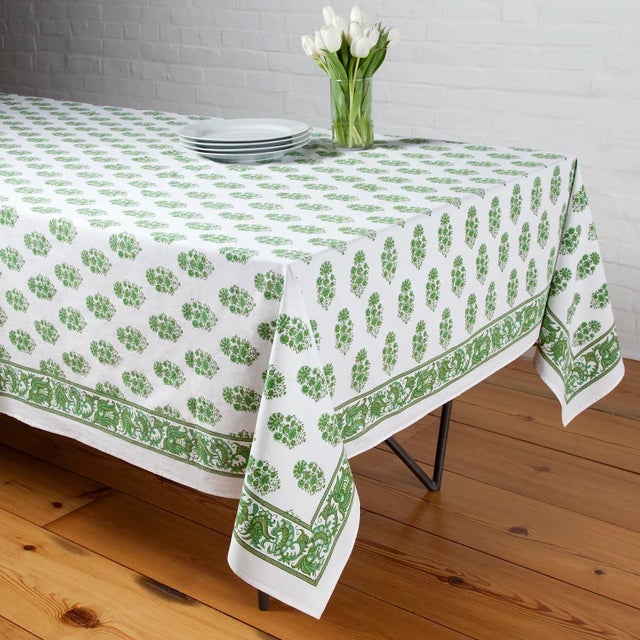 The Riya design features an old-style Indian flower motif in a fresh, modern color palette. A beautiful floral border...