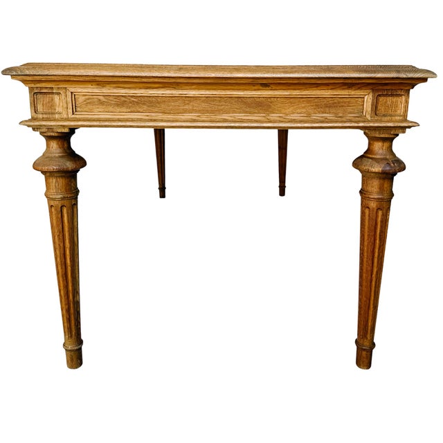Restoration Hardware Restoration Hardware French Farmhouse Salvaged Oak Rectangular Dining Table For Sale - Image 4 of 11