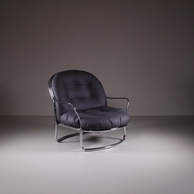 Metal Set of Mod 915 Leather Armchairs by Carlo De Carli, Cinova For Sale - Image 7 of 15