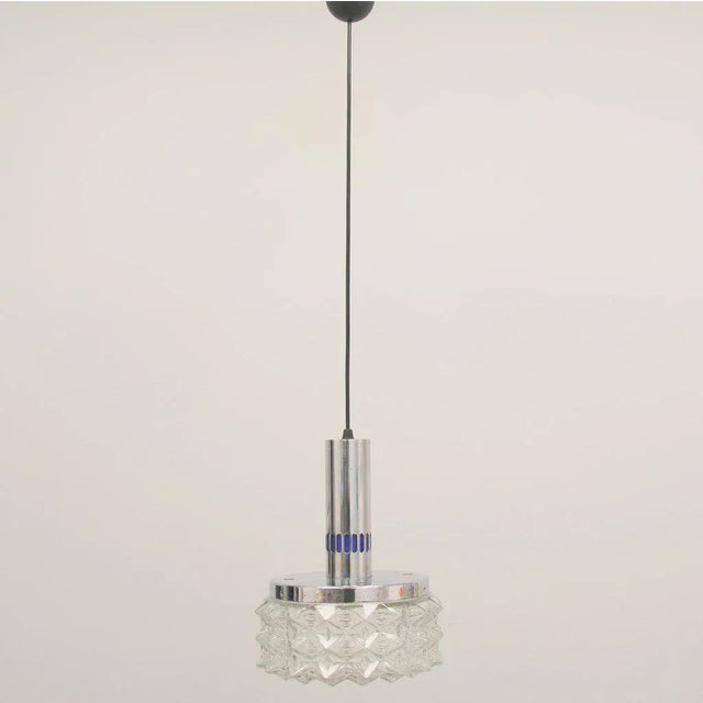 Silver Ceiling Lamps, 1970s, Set of 2 For Sale - Image 8 of 8