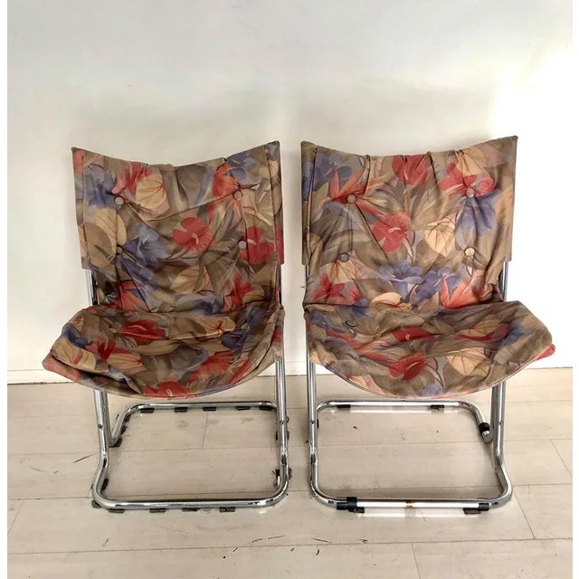 Metal Set of Vintage Desk Chairs from Saporiti Italia, 1970s For Sale - Image 7 of 13
