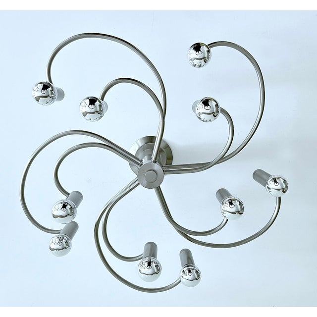 Large Vintage Helix Ceiling Light from Cosack For Sale - Image 14 of 15