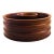 Large Mid Century Wood Chip and Dip Serving Bowl For Sale