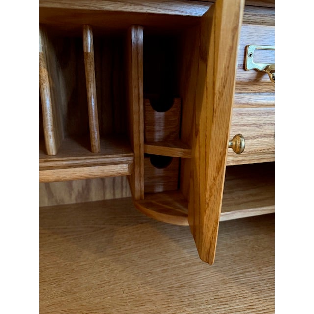 Late 20th Century Late 20th Century Rolltop Secretary Desk For Sale - Image 5 of 11