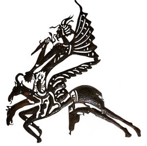 Murat Brierre, Large Masterwork Haitian Folk Art Steel Drum Metal Work Sculpture Murat Brierre