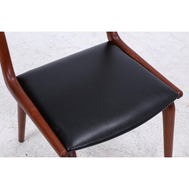 Mid-Century Danish Model 370 Boomerang Chairs in Teak by Alfred Christensen for Slagelse, 1960s, Set of 4 For Sale - Image 9 of 18