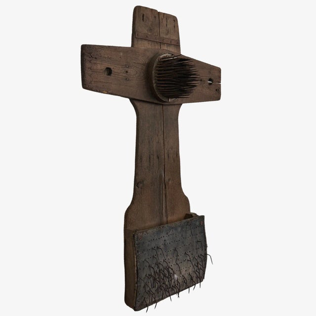 Antique Outsider Assemblage With Primitive Hatchels For Sale - Image 4 of 12