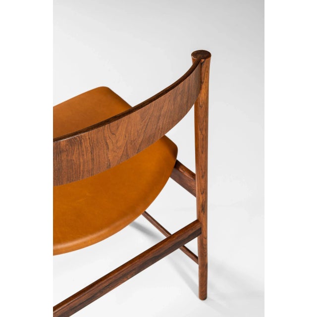 Rosewood Dining Chairs by Ib Kofod-Larsen for Seffle Möbelfabrik, Sweden, 1960s, Set of 8 For Sale - Image 10 of 11