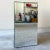 Postmodern Mirrored Pedestal Side Table For Sale In Miami - Image 6 of 9