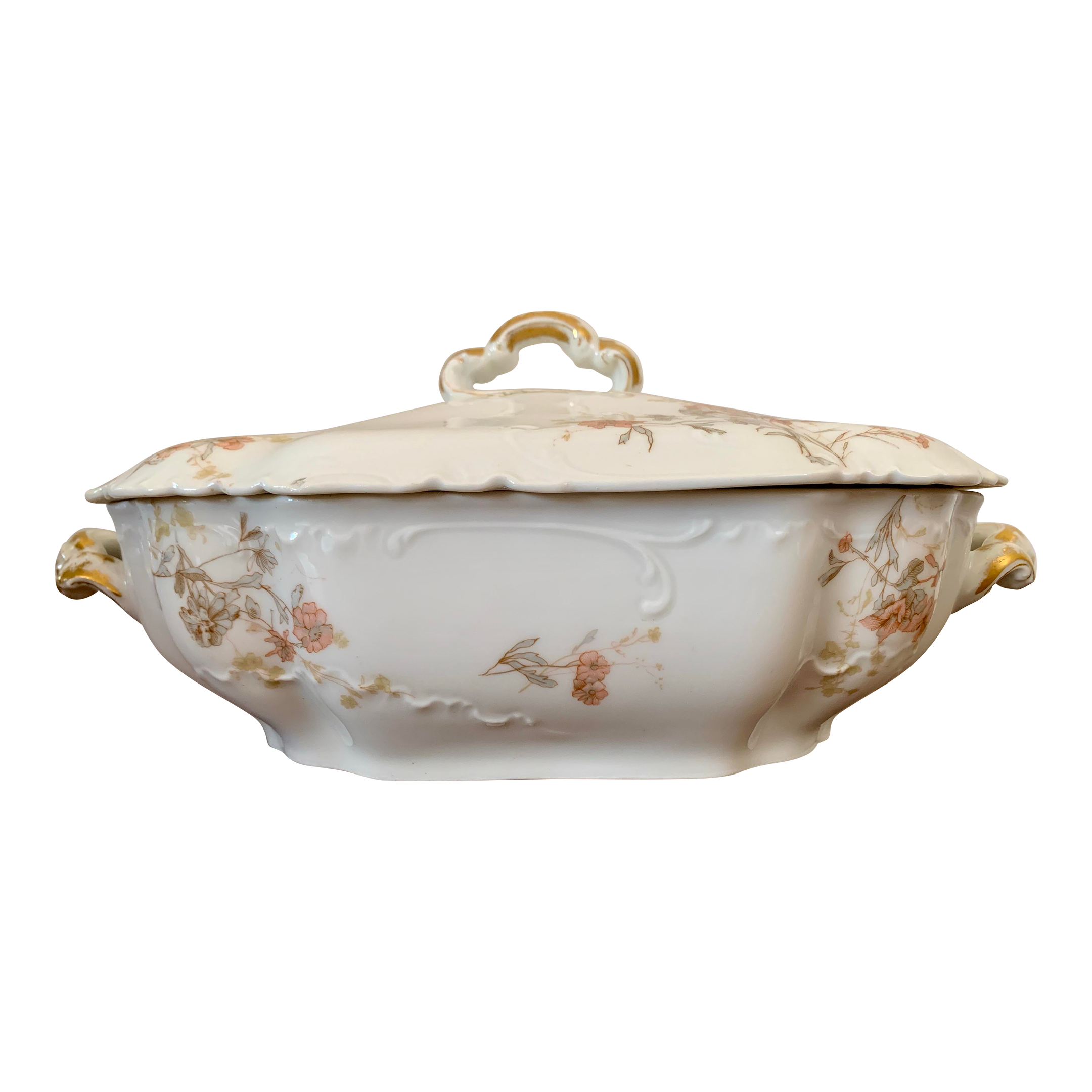 1880s Haviland Limoges France Serving Dish With Lid | Chairish