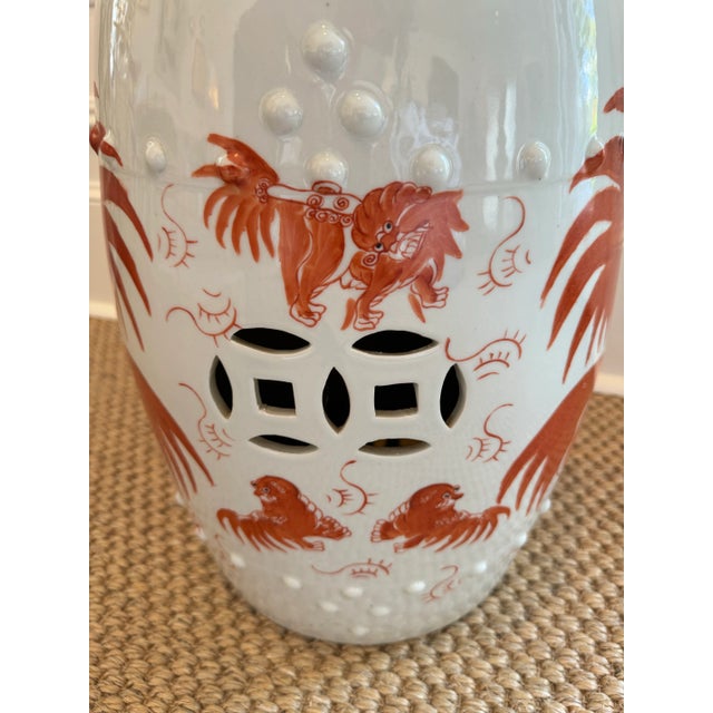 Chinese Late 20th Century Vintage Chinese Garden Stool For Sale - Image 3 of 7