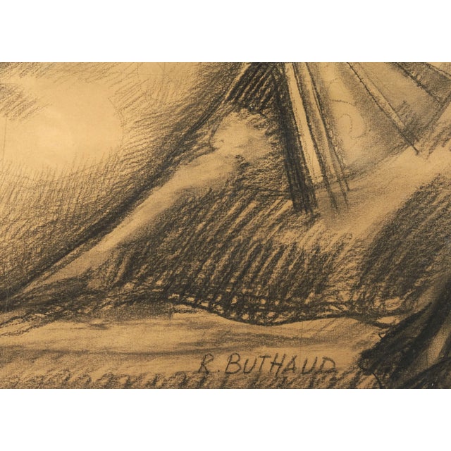 Art Deco Rene Buthaud Reclining Nude c.1935 For Sale - Image 3 of 3