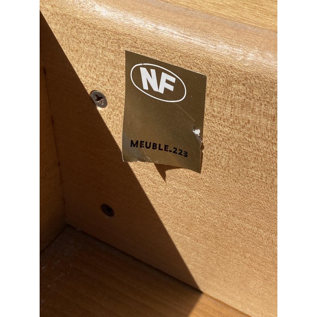 1970s Vintage Veneer Chest of Drawers in Elm Wood, 1970s For Sale - Image 5 of 18