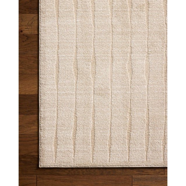 2020s Chris Loves Julia x Loloi Calvin Ivory / Oatmeal 5'-3" x 7'-6" Area Rug For Sale - Image 5 of 7