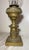 This antique 19th century Victorian ornate gilt bronze astral oil lamp is a stunning piece of collectible lighting. With...